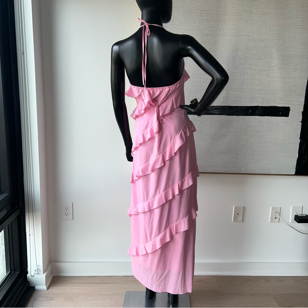 Pink Ruffle Dress - Picture 7 of 8